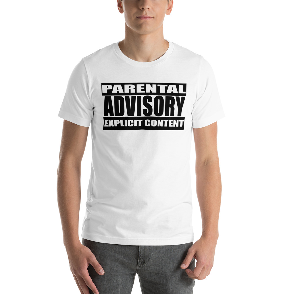 "ADVISORY Image t-shirt" Short-Sleeve Unisex T-Shirt